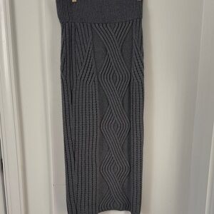 Cushnie Et Ochs Gray Knit Skirt Size M